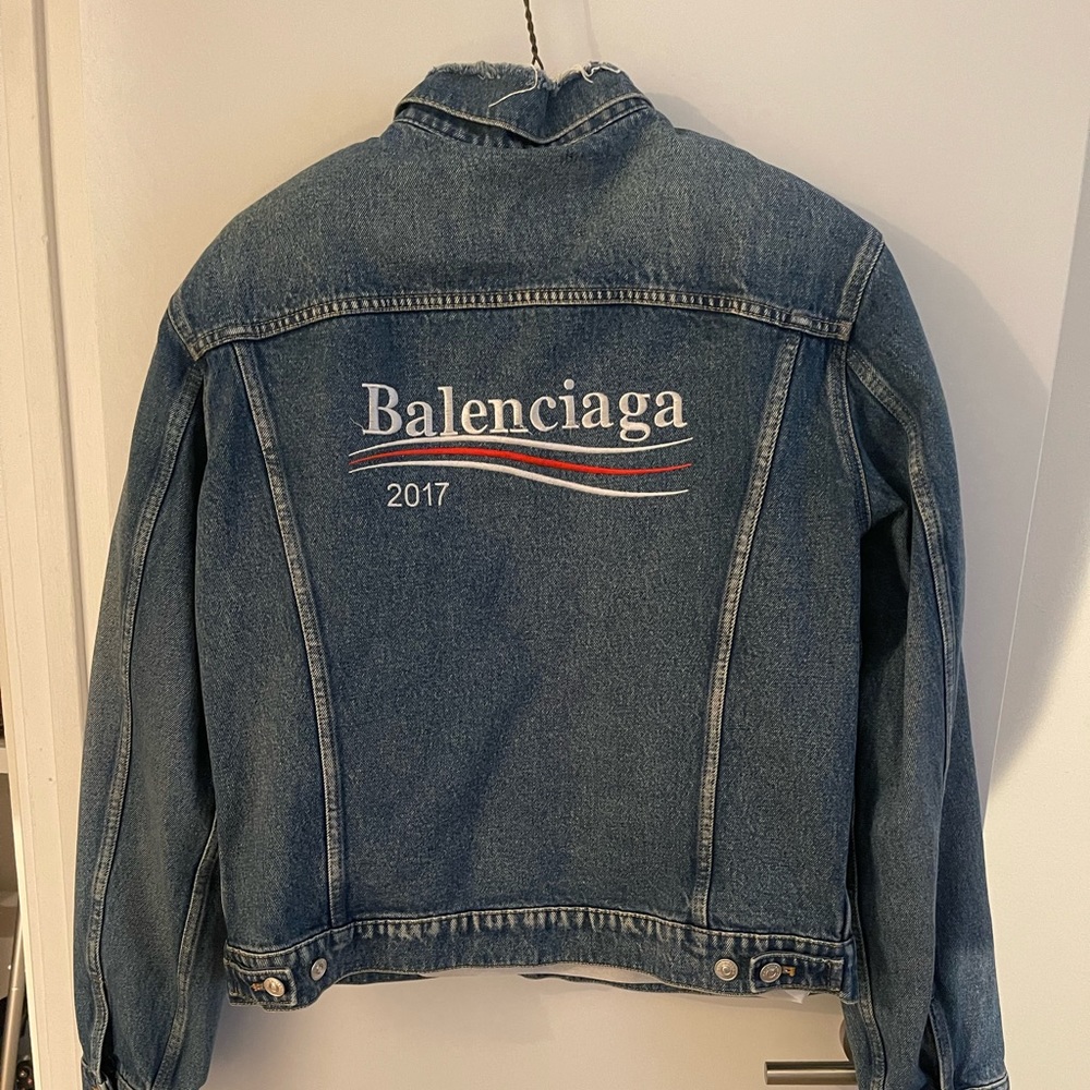 Balenciaga jeans jacket